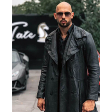 Cobra Andrew Tate Black Leather Coat